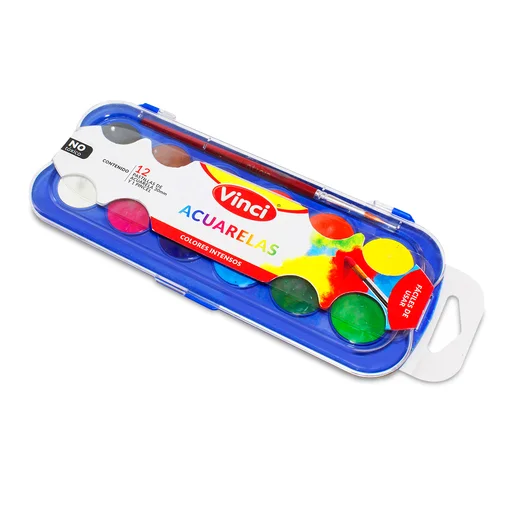 Acuarela con Estuche Vinci
