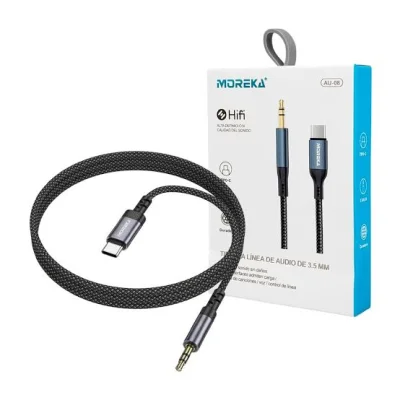 Cable Auxiliar Tipo C a 3.5 mm AU-08