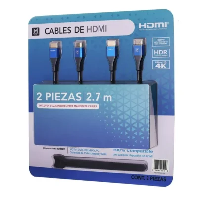 Cable HDMI 2 piezas