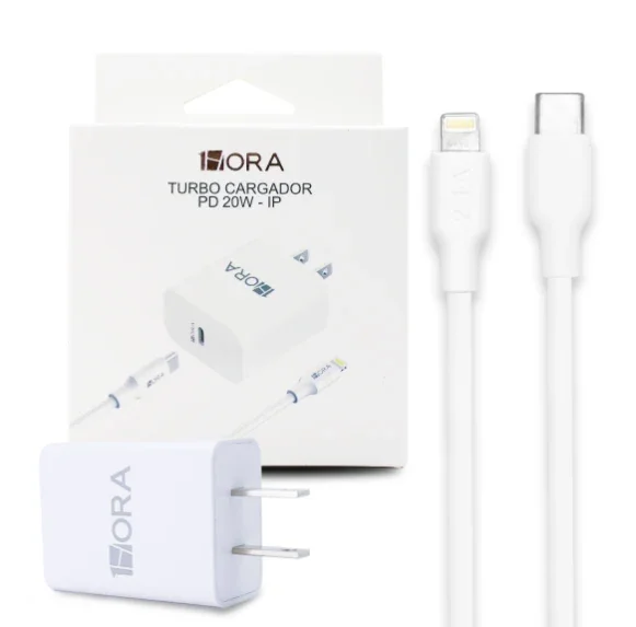 Cargador PD 20W MAX iPhone 1Hora GAR154