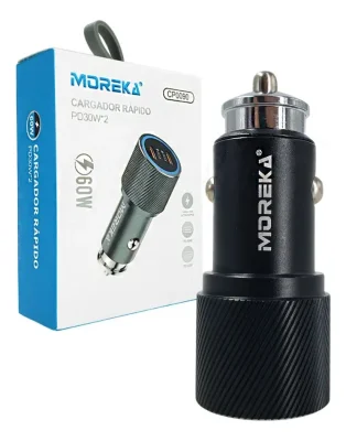 Cargador Rápido para Auto MOREKA CP0090