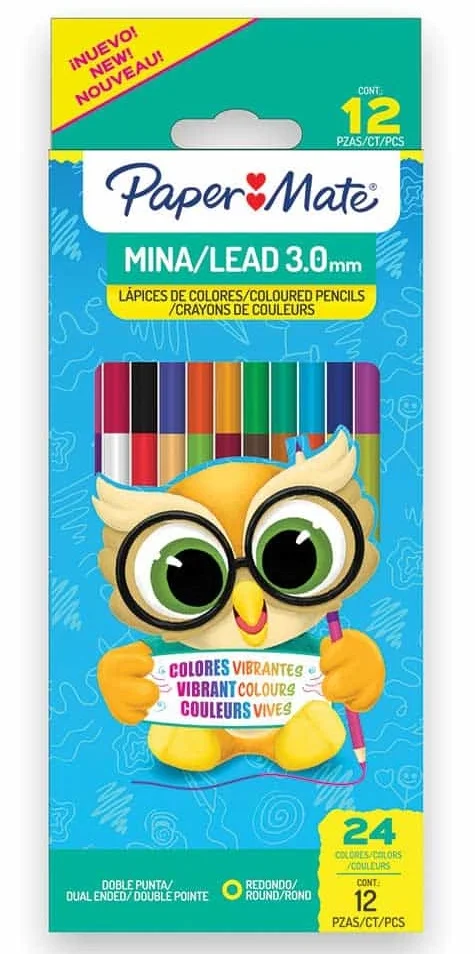 Colores PaperMate 12 Pzas-24 Colores