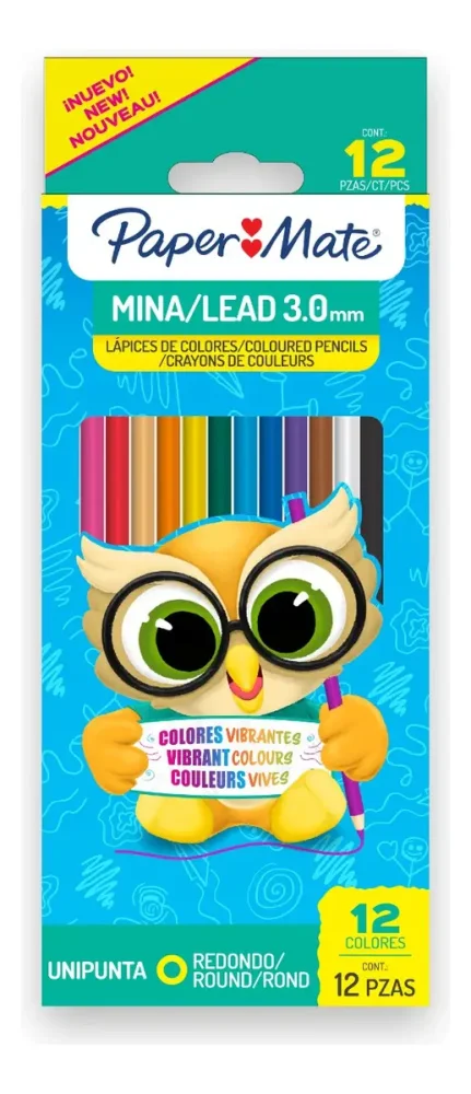 Colores PaperMate 12 Pzas