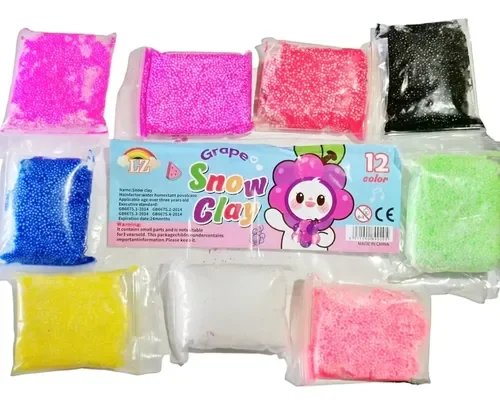 Paquete Foamy Moldeable Snow Clay